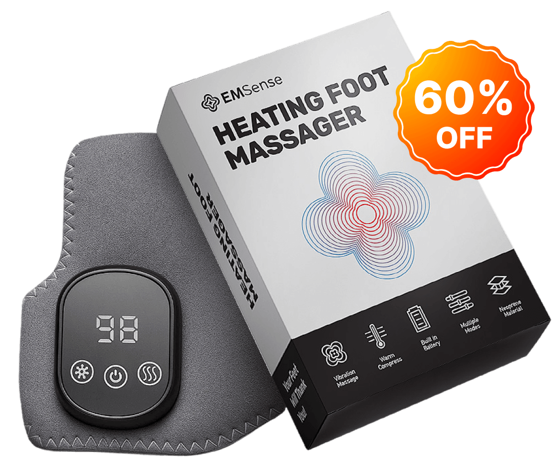 EMSense Triple Therapy Foot Massager