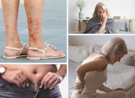 Signs of toxin buildup