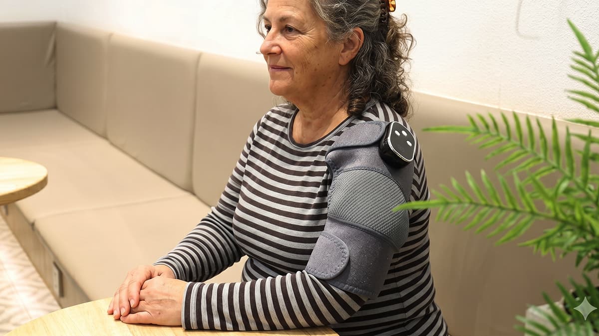 Welnax Easeflex on Shoulder