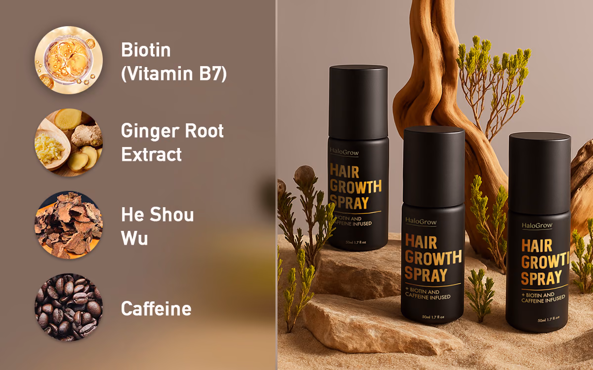 HaloGrow natural ingredients